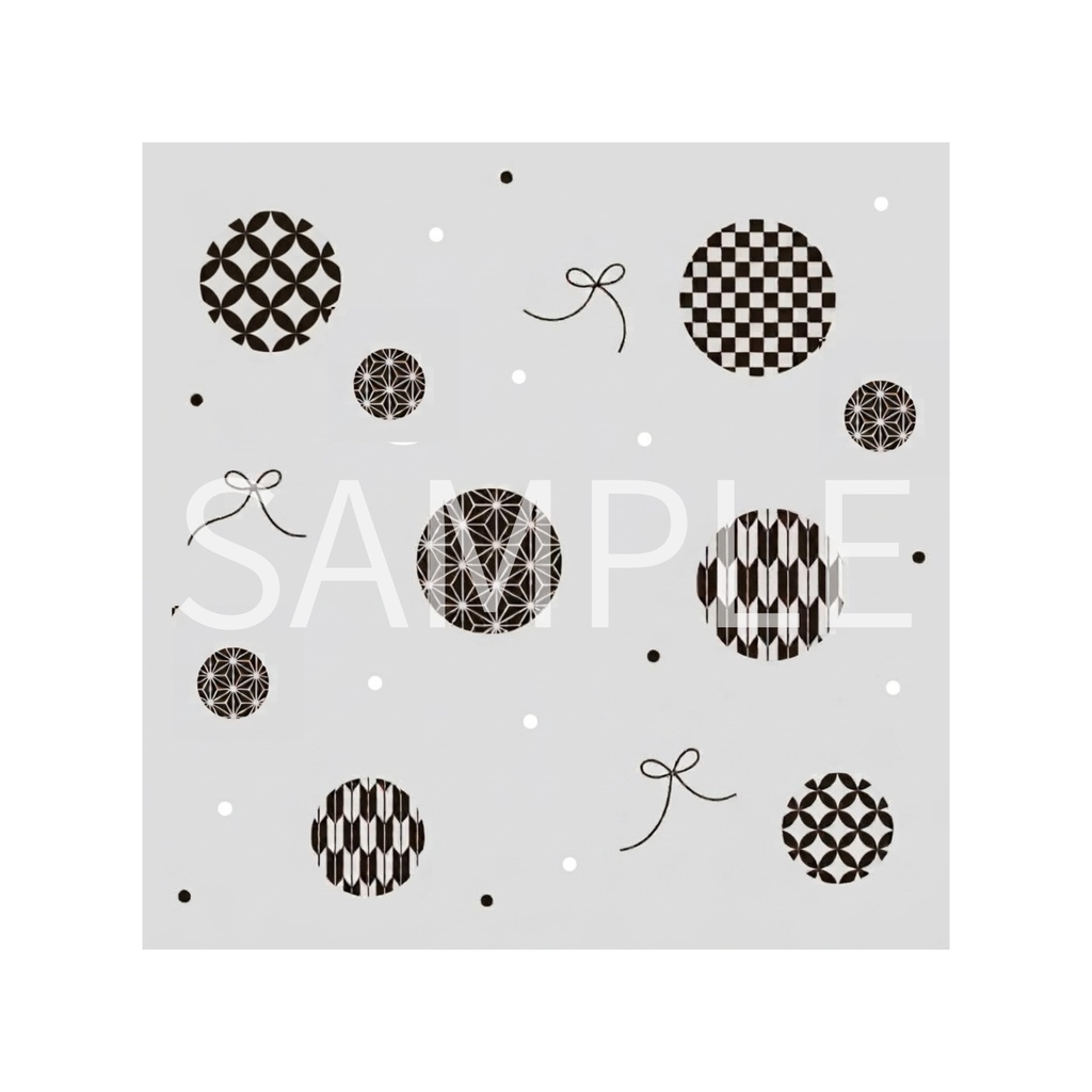 Japanese Pattern Medallions & Ribbons – 7 Designs | PNG
