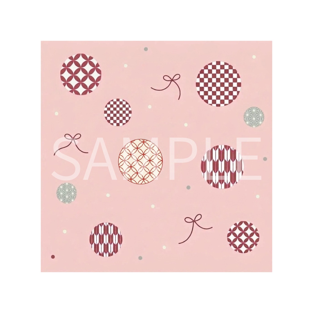 Japanese Pattern Medallions & Ribbons – 7 Designs | PNG