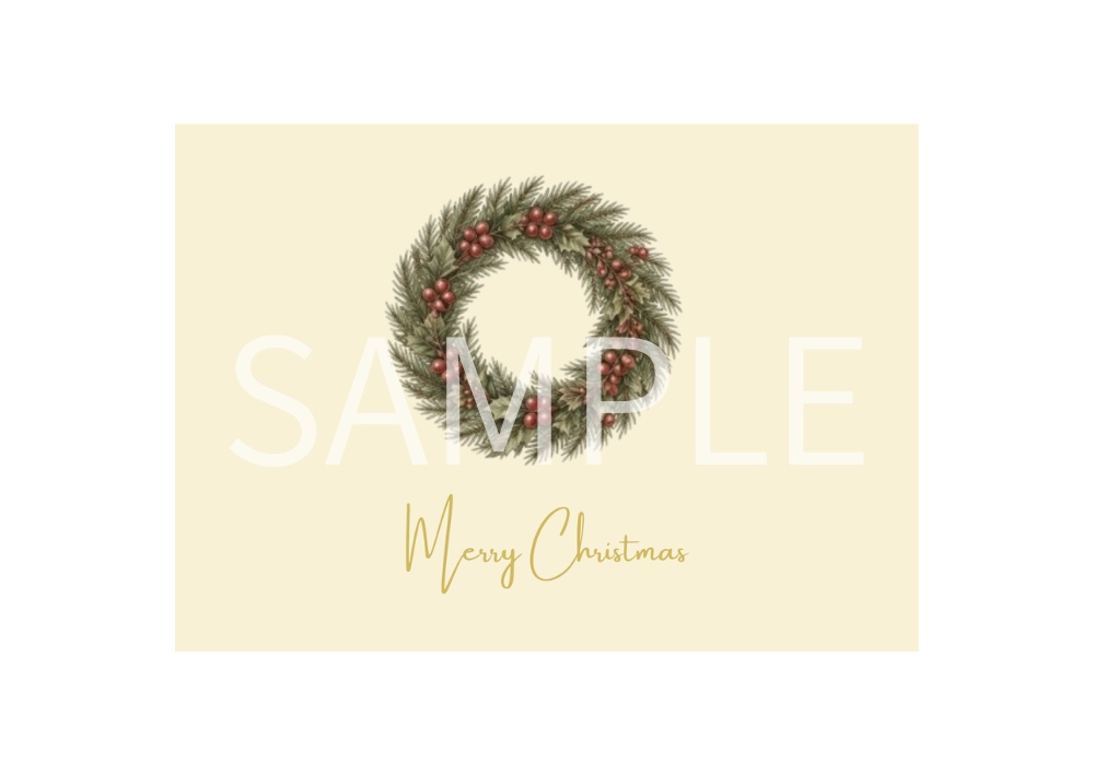 Elegant Christmas Postcards – 7 Designs