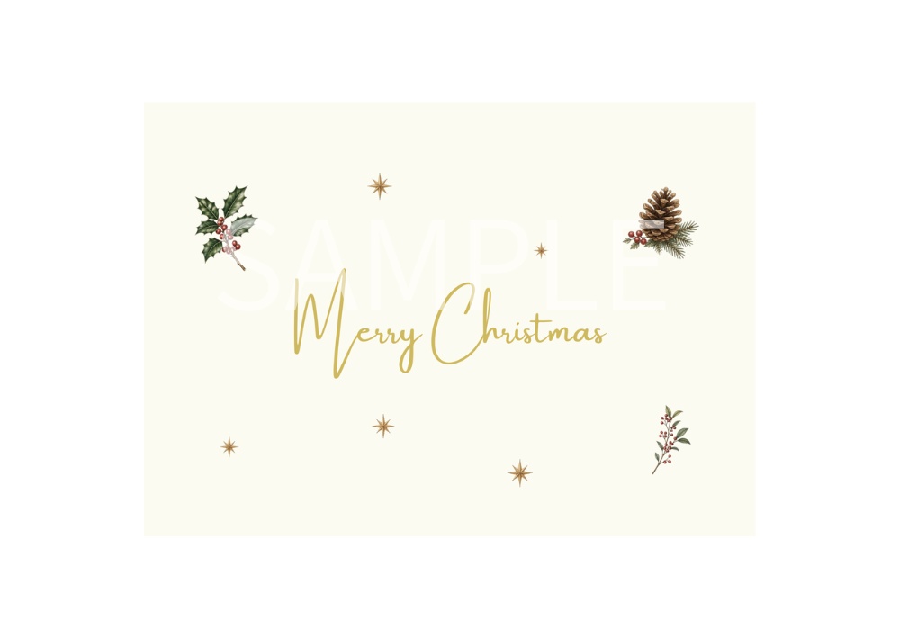 Elegant Christmas Postcards – 7 Designs