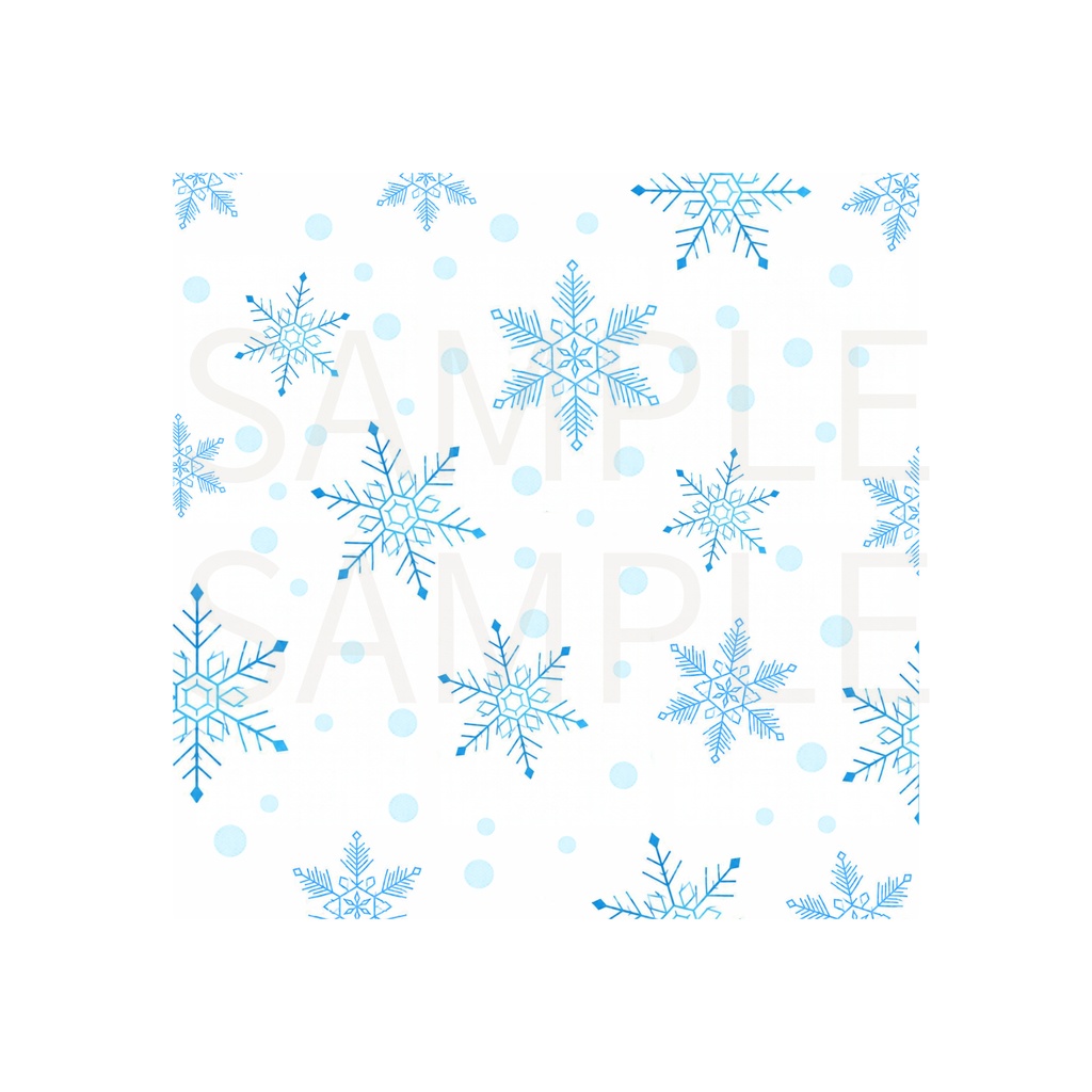 雪の結晶のデジタルペーパー 7種類 ❄️