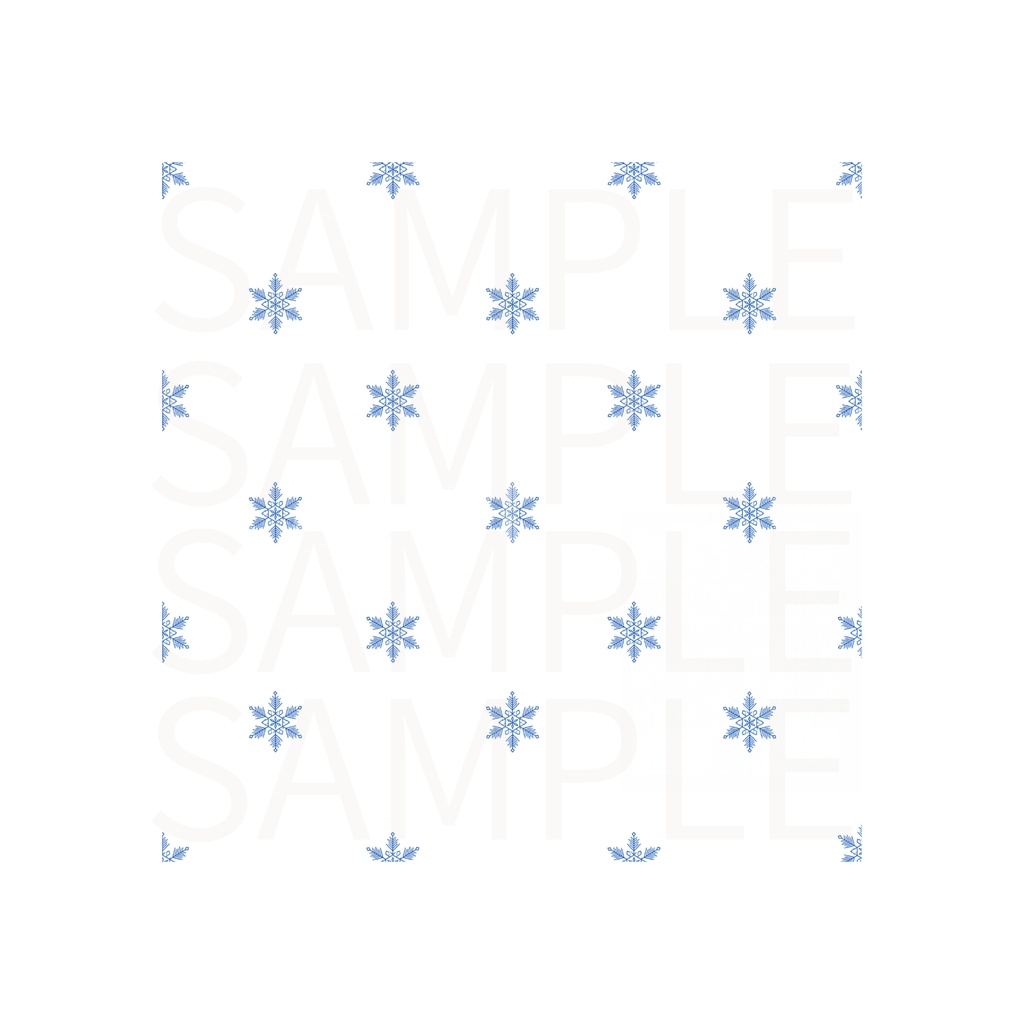 雪の結晶のデジタルペーパー 7種類 ❄️