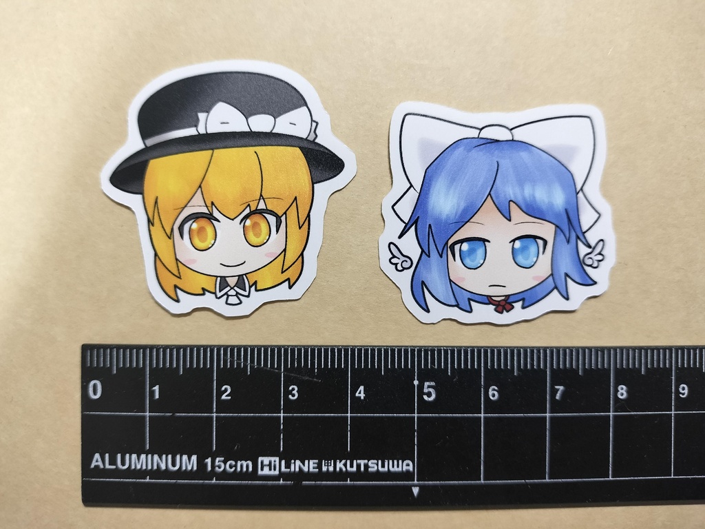 小さめステッカー ユキ&マイ