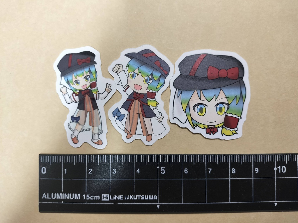 小さめステッカー だすきあくん