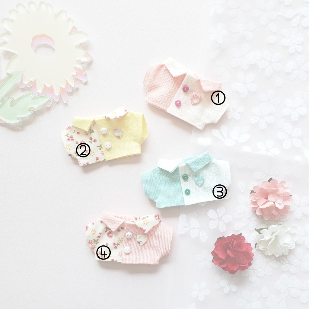 バイカラーシャツ