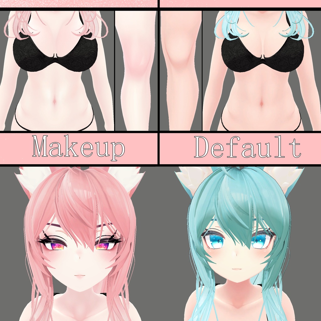 Sunset Eye Texture & Face Makeup/Body Texture for Rindo/竜胆