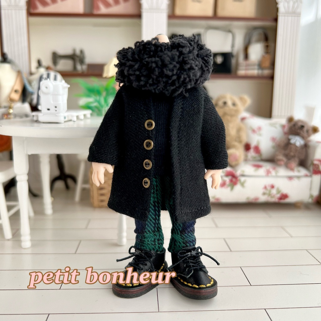＊オビツ11サイズ お洋服　単品　パンツ　ブラックウォッチチェック＊