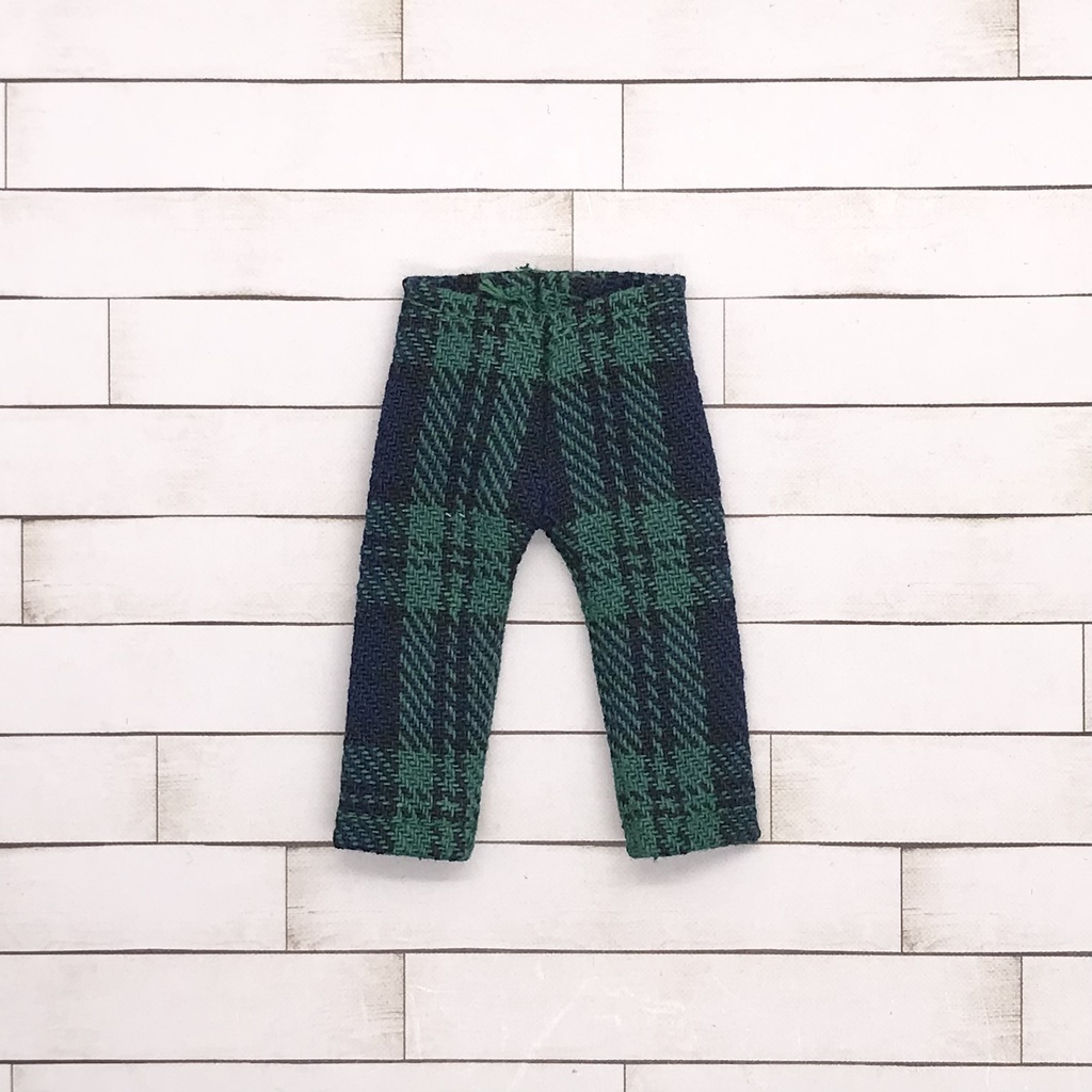 ＊オビツ11サイズ お洋服　単品　パンツ　ブラックウォッチチェック＊