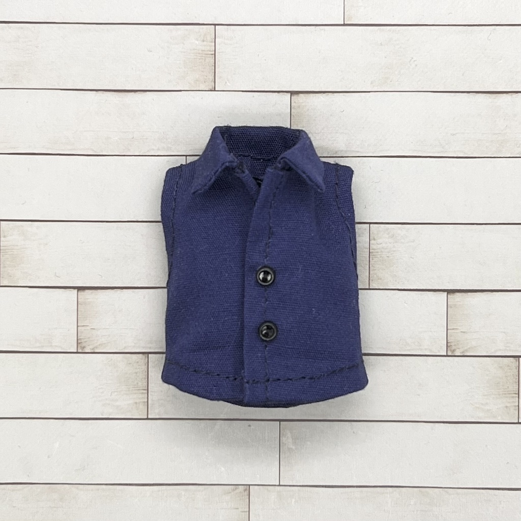 ＊オビツ11サイズ お洋服　単品　ノースリーブシャツ　紺＊