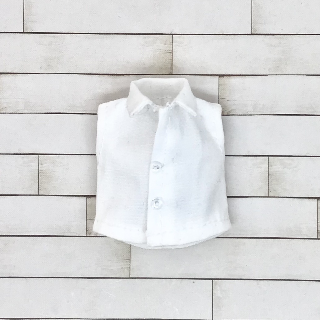 オビツ11サイズ お洋服  単品ノースリーブシャツ白