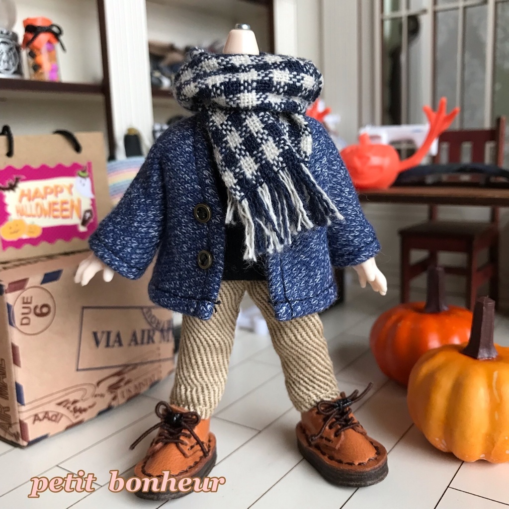 ＊オビツ11サイズ お洋服　単品　デニム　ベージュ＊