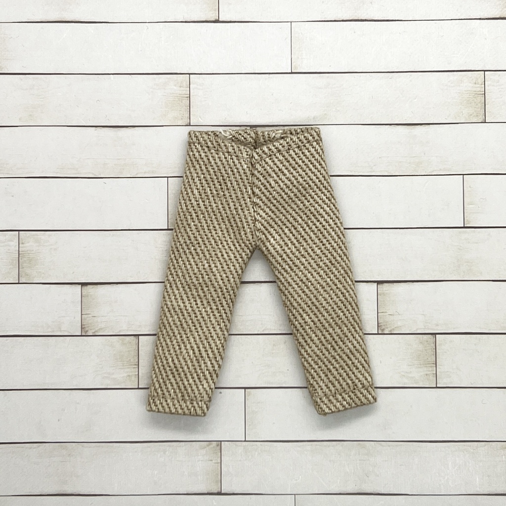 ＊オビツ11サイズ お洋服　単品　デニム　ベージュ＊