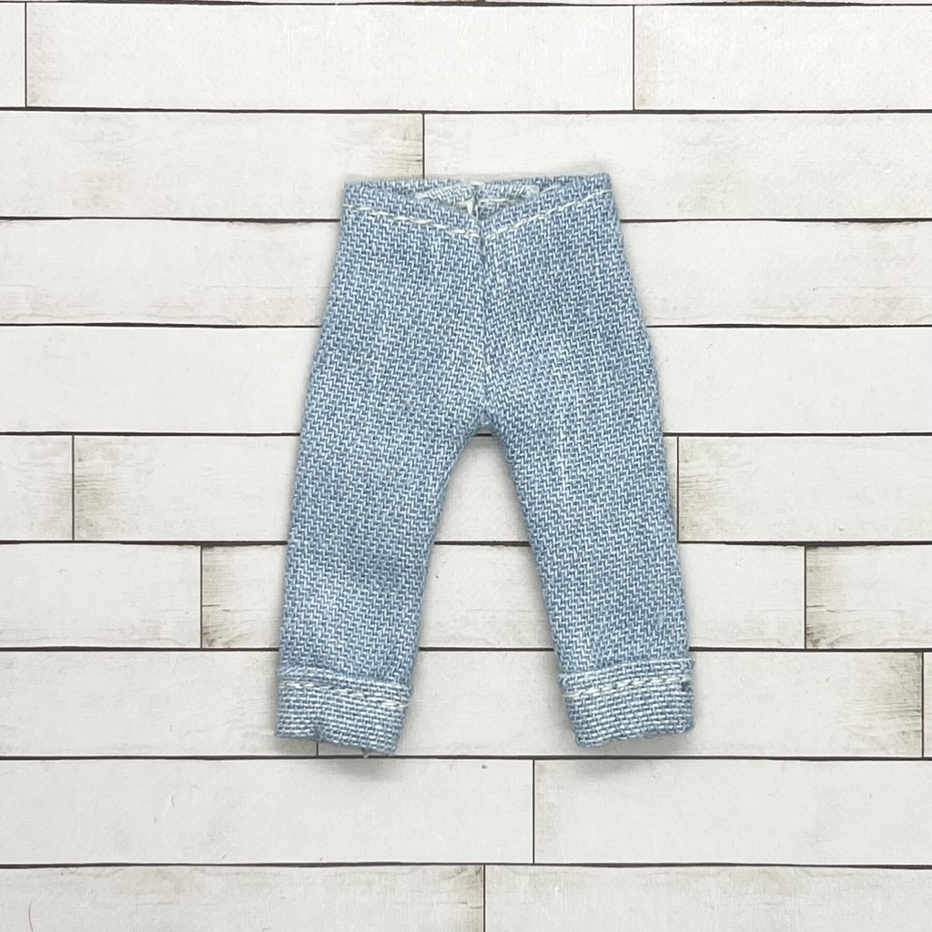 ＊オビツ11サイズ お洋服　単品　デニム　ライトカラー　ロールアップタイプ＊