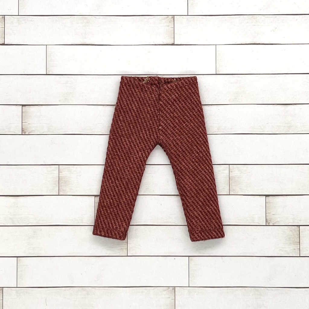 ＊オビツ11サイズ お洋服　単品　デニム　えんじ＊