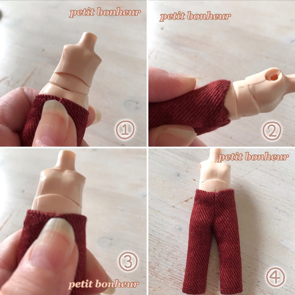 *お洋服などの着せ方*