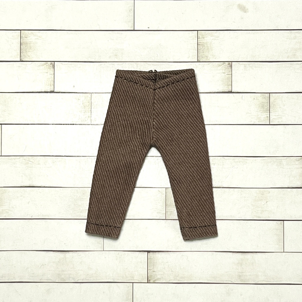 ＊オビツ11サイズ お洋服　単品　パンツ　茶＊