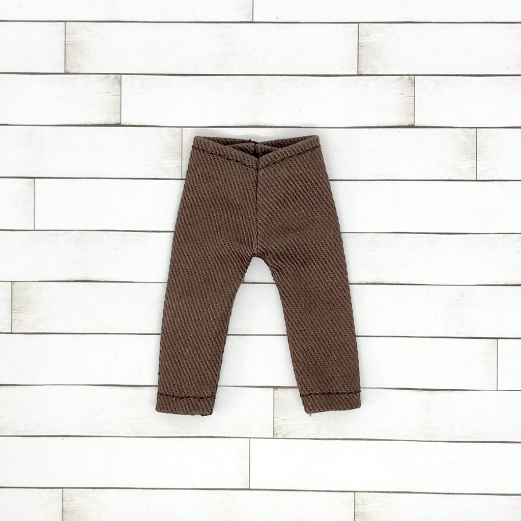 オビツ11サイズ お洋服  単品パンツ   茶