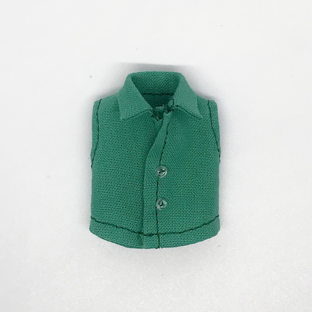 ＊オビツ11サイズ お洋服　単品　ノースリーブシャツ　薄ビリジアン＊