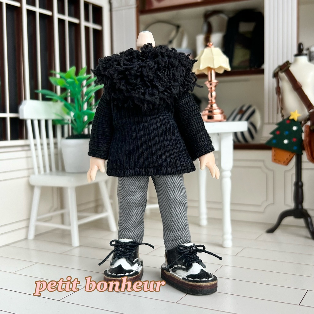＊オビツ11サイズ お洋服　単品　パンツ　ミドルグレー＊