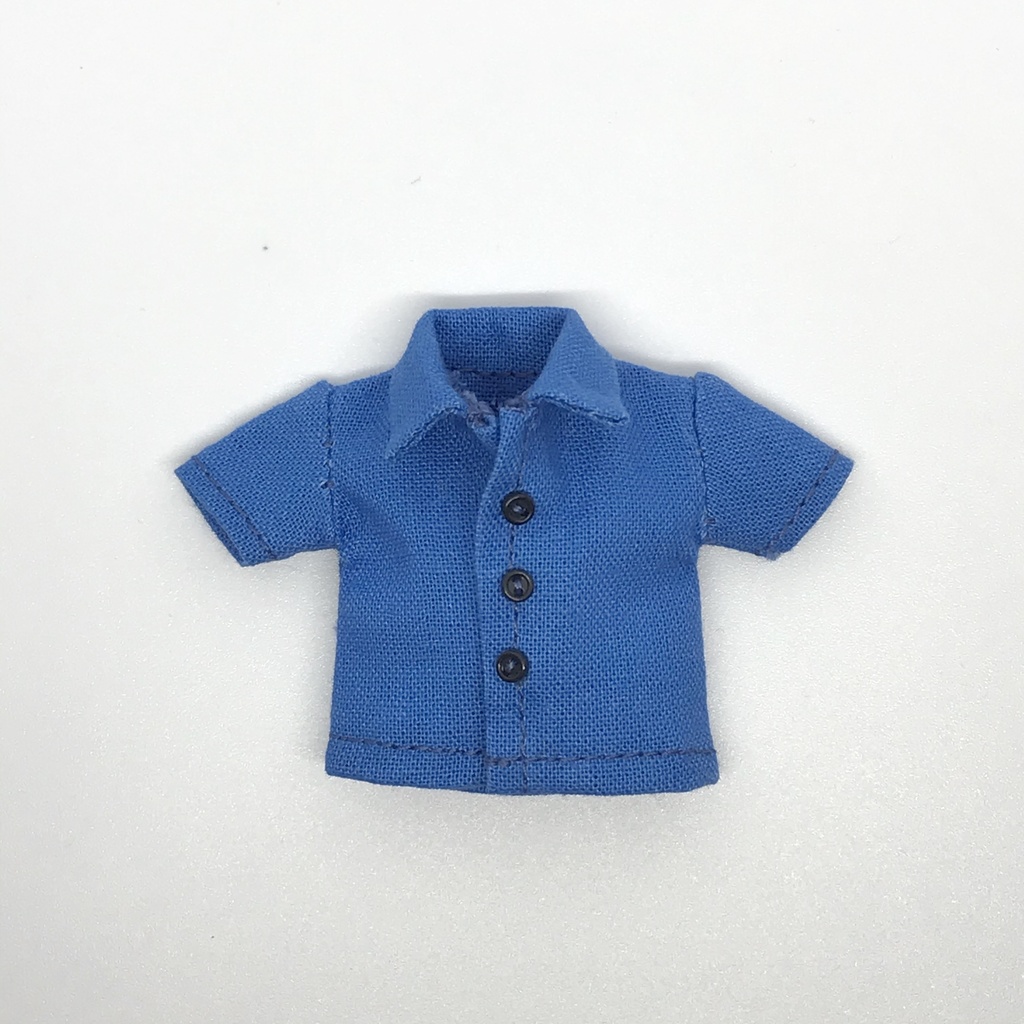 オビツ11サイズ お洋服　単品　半袖シャツ　ロイヤルブルー
