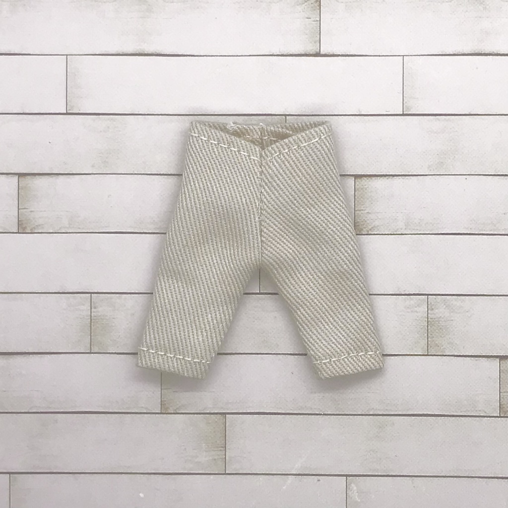 ＊オビツ11サイズ お洋服　単品　パンツ　サンドベージュ　７分丈　ブーツインできない靴にも＊