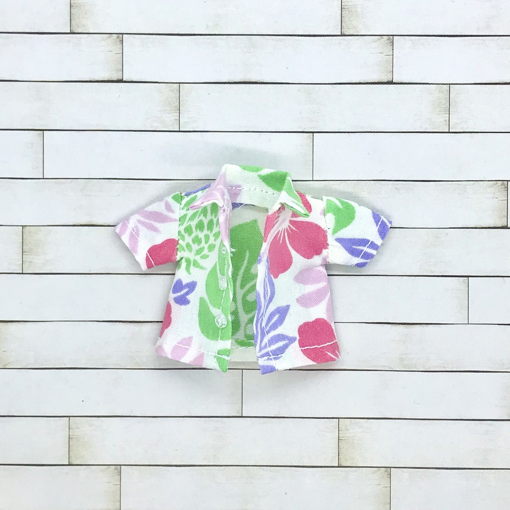 オビツ11サイズ お洋服　単品半袖シャツ　前開き