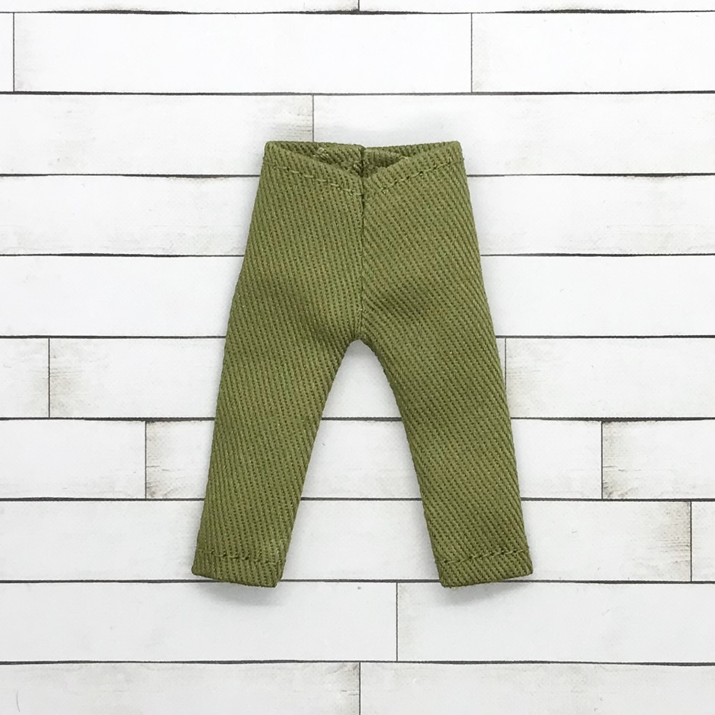 オビツ11サイズ お洋服　単品パンツ　オリーブ