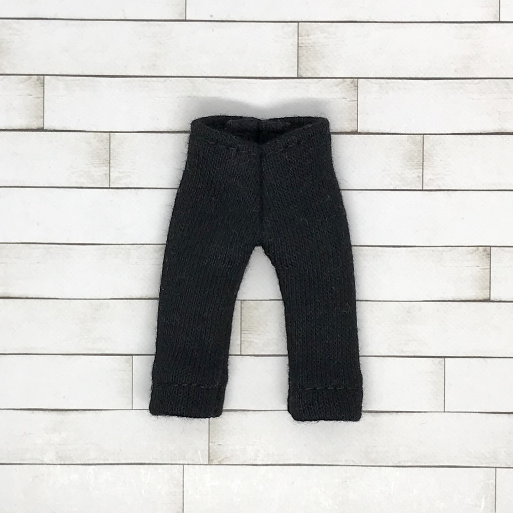 ＊オビツ11サイズ お洋服　単品　パンツ　裏毛スエット　黒＊