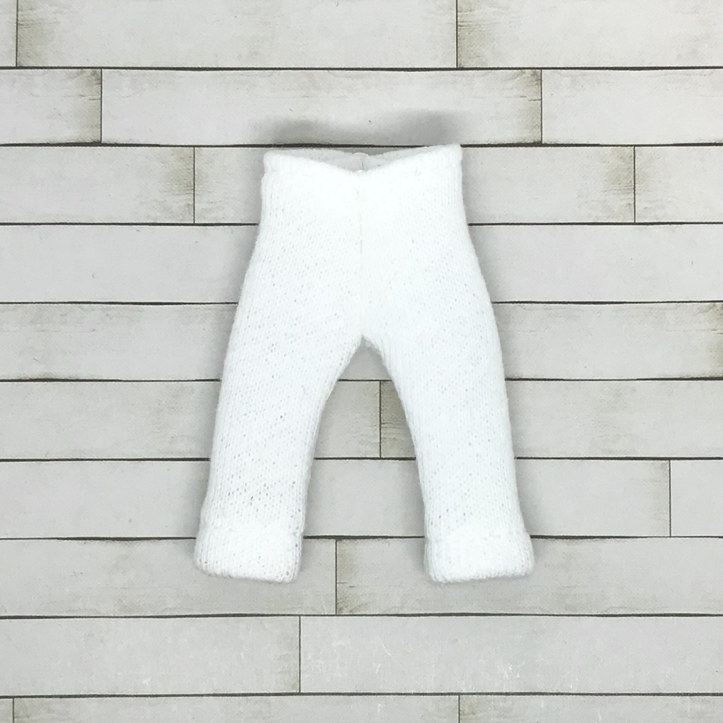 ＊オビツ11サイズ お洋服　単品　パンツ　裏毛スエット　白＊