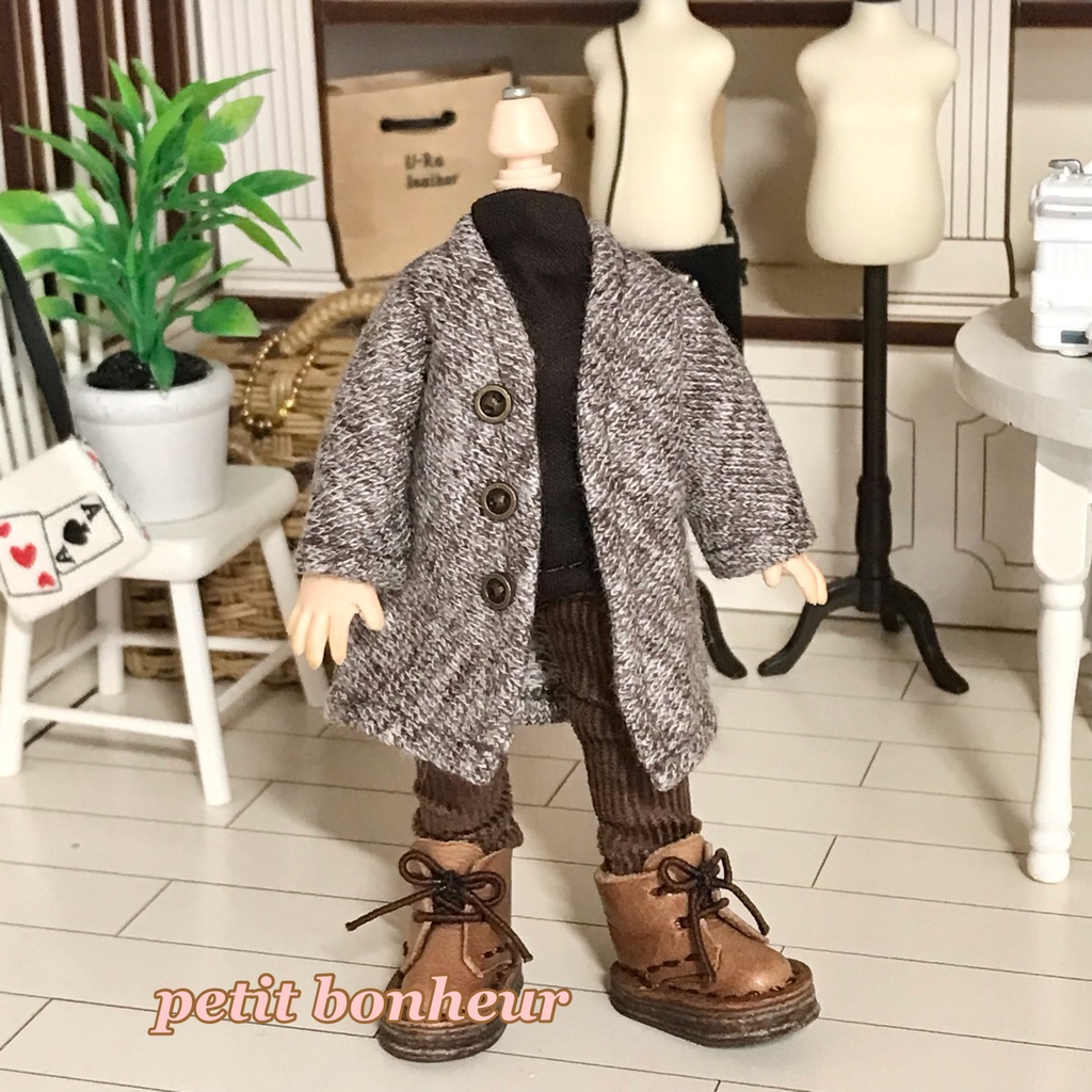 ＊オビツ11サイズ お洋服　単品　パンツ　コーデュロイ　茶＊