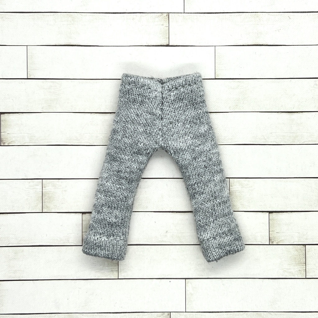 ＊オビツ11サイズ お洋服　単品　パンツ　裏毛スエット　グレー＊