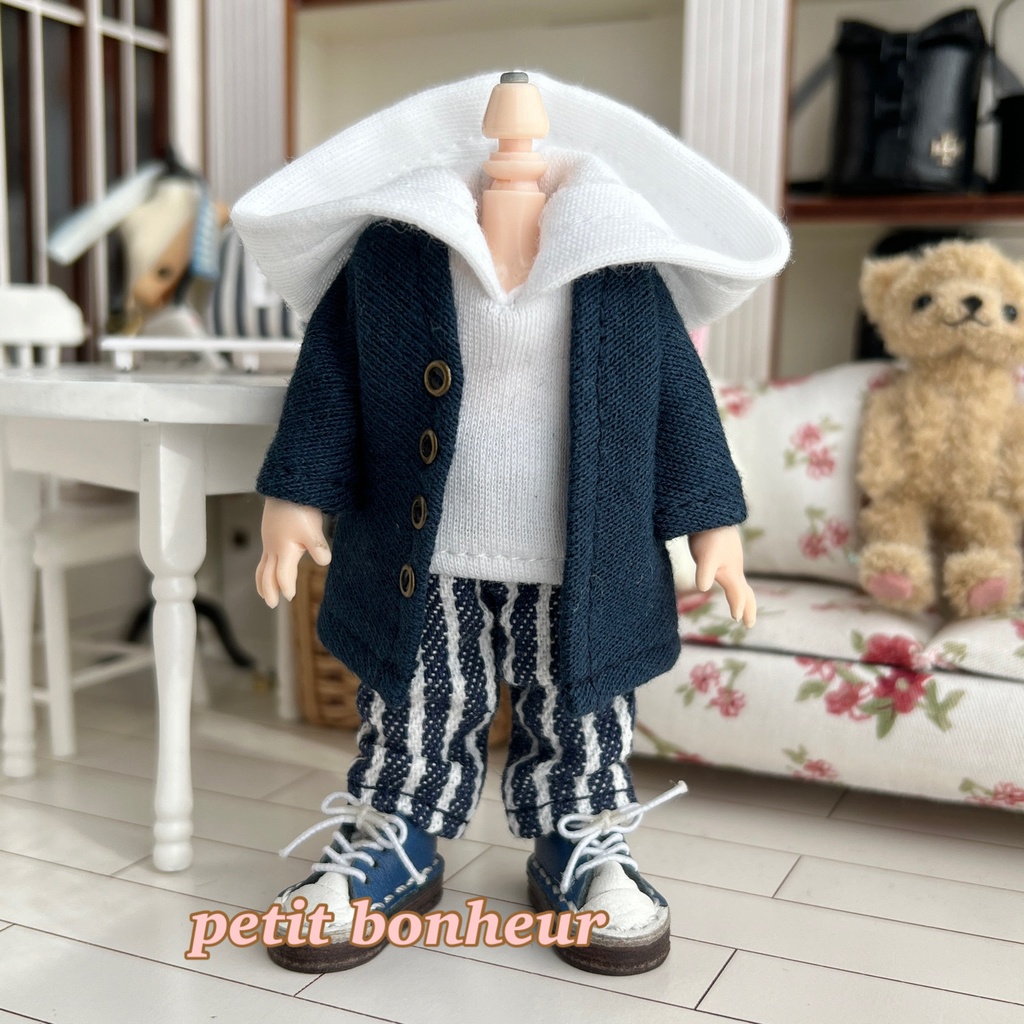 ＊オビツ11サイズ お洋服　単品　パンツ　ストライプ　ワイドタイプ＊