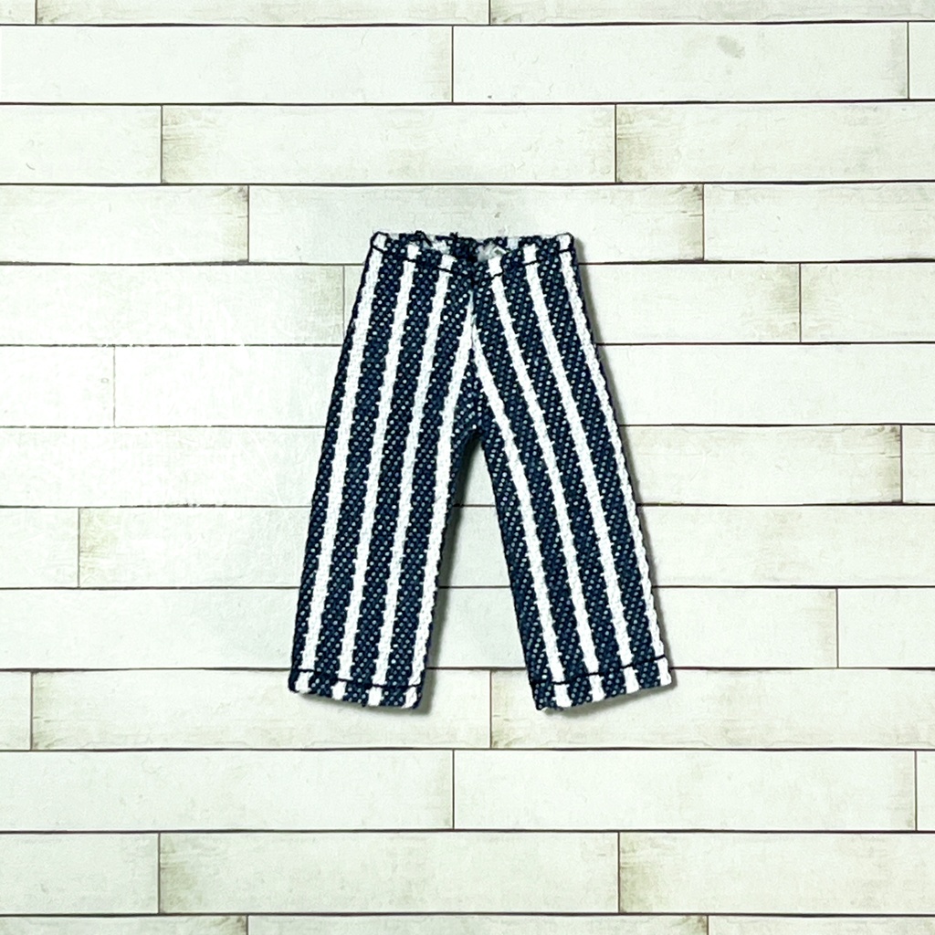 ＊オビツ11サイズ お洋服　単品　パンツ　ストライプ　ワイドタイプ＊