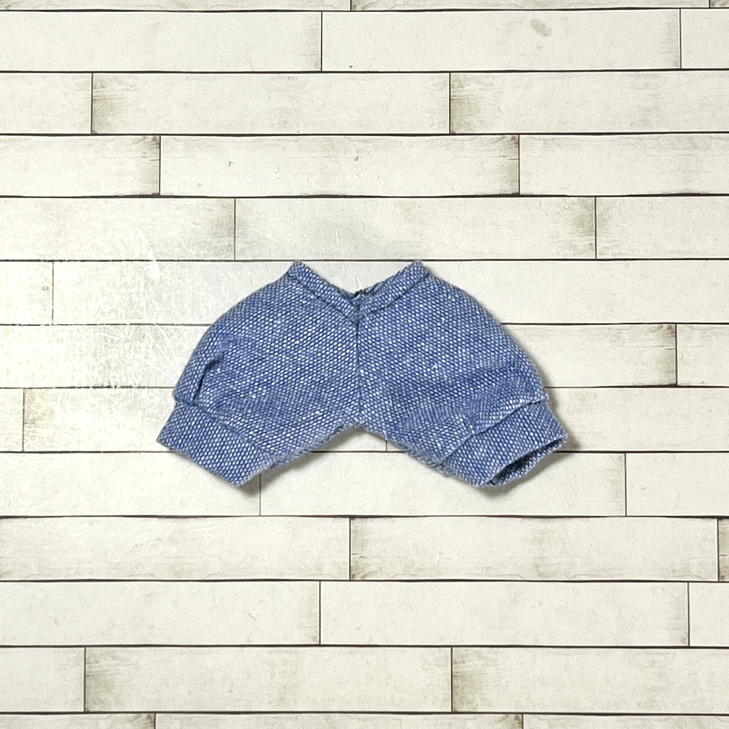 ＊オビツ11サイズ お洋服　単品　かぼちゃパンツ　ダンガリー　スカイブルー＊