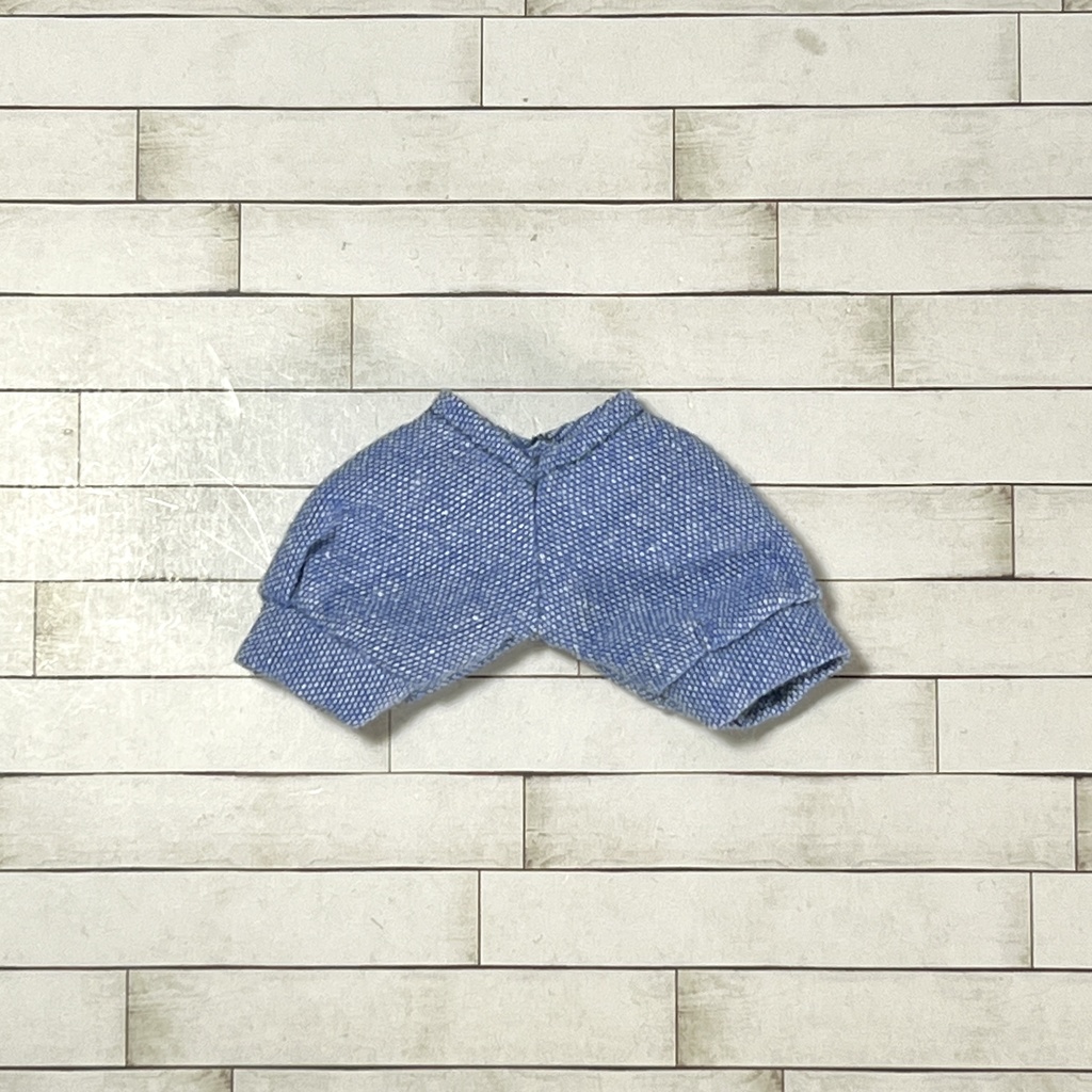 ＊オビツ11サイズ お洋服　単品　かぼちゃパンツ　ダンガリー　スカイブルー＊