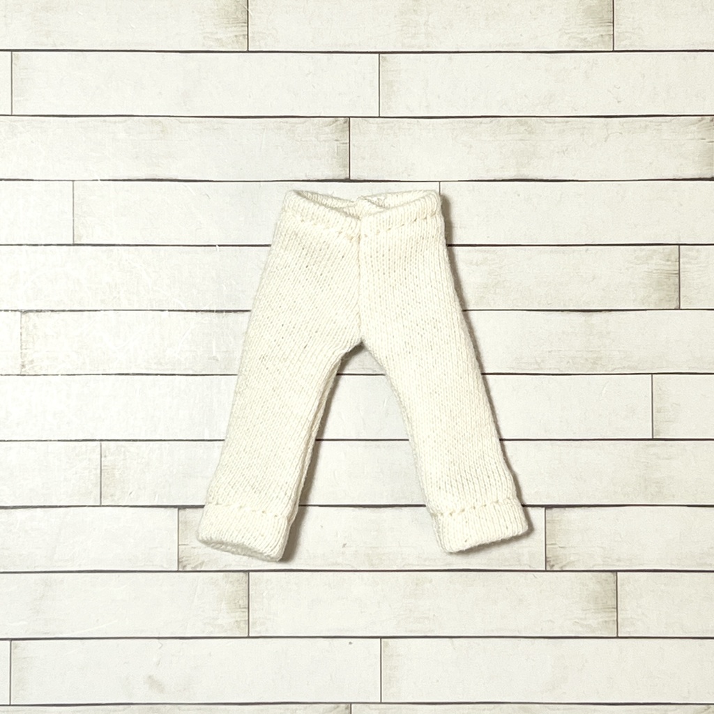 ＊オビツ11サイズ お洋服　単品　パンツ　裏毛スエット　オフホワイト＊