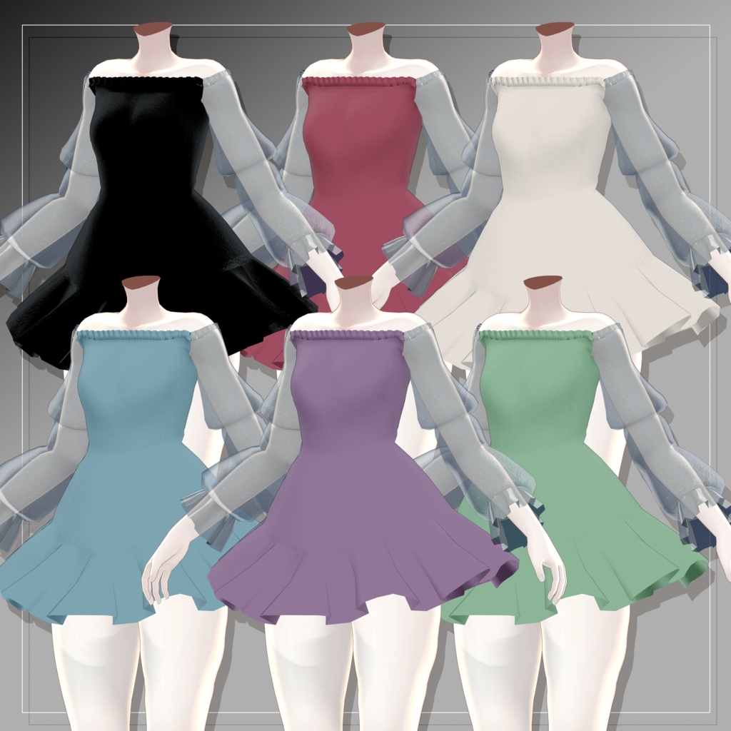 【竜胆・Rindo対応】クラシックドレス/ Classic dress