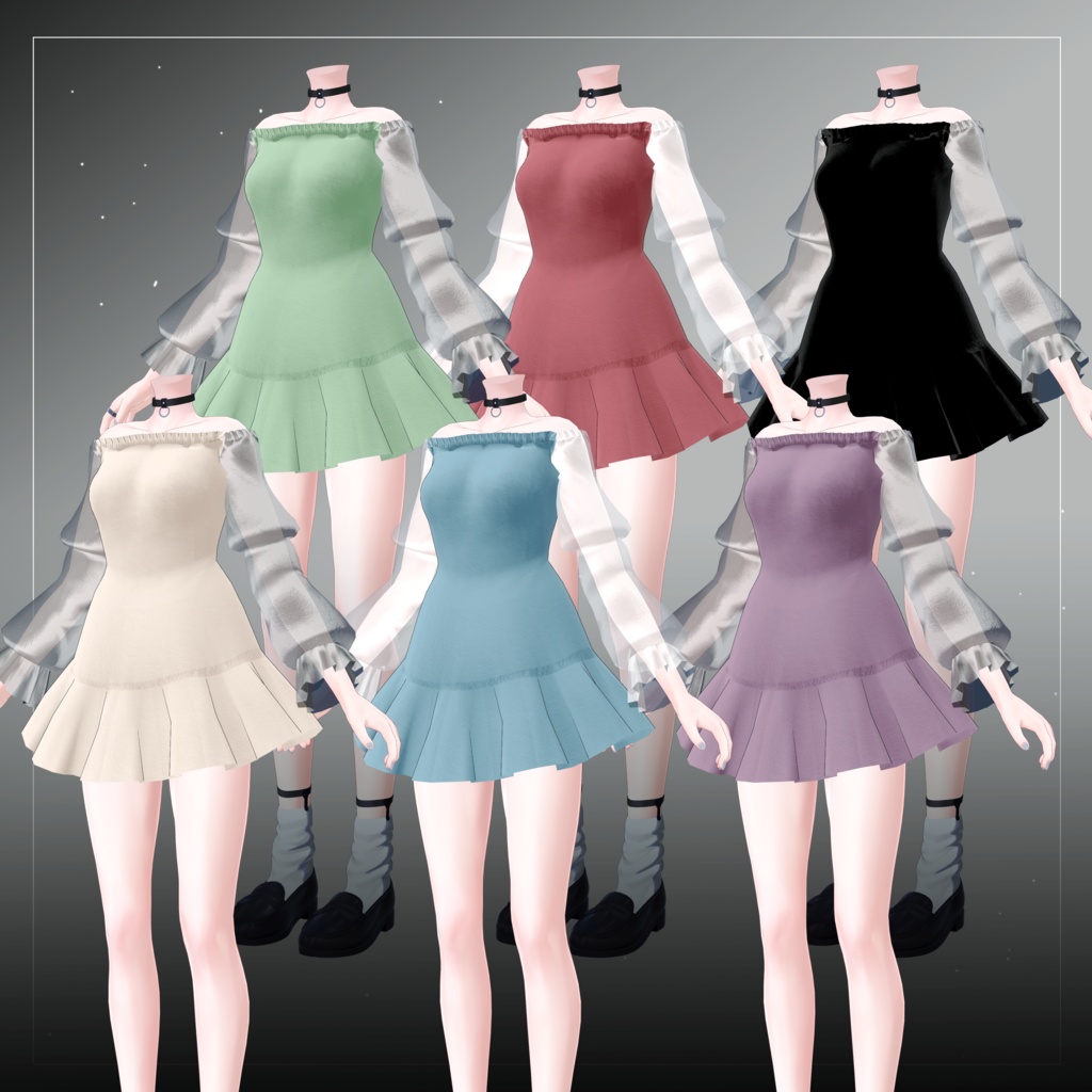 【ユギ&ミヨ・YUGI&MIYO対応】クラシックドレス/ Classic dress