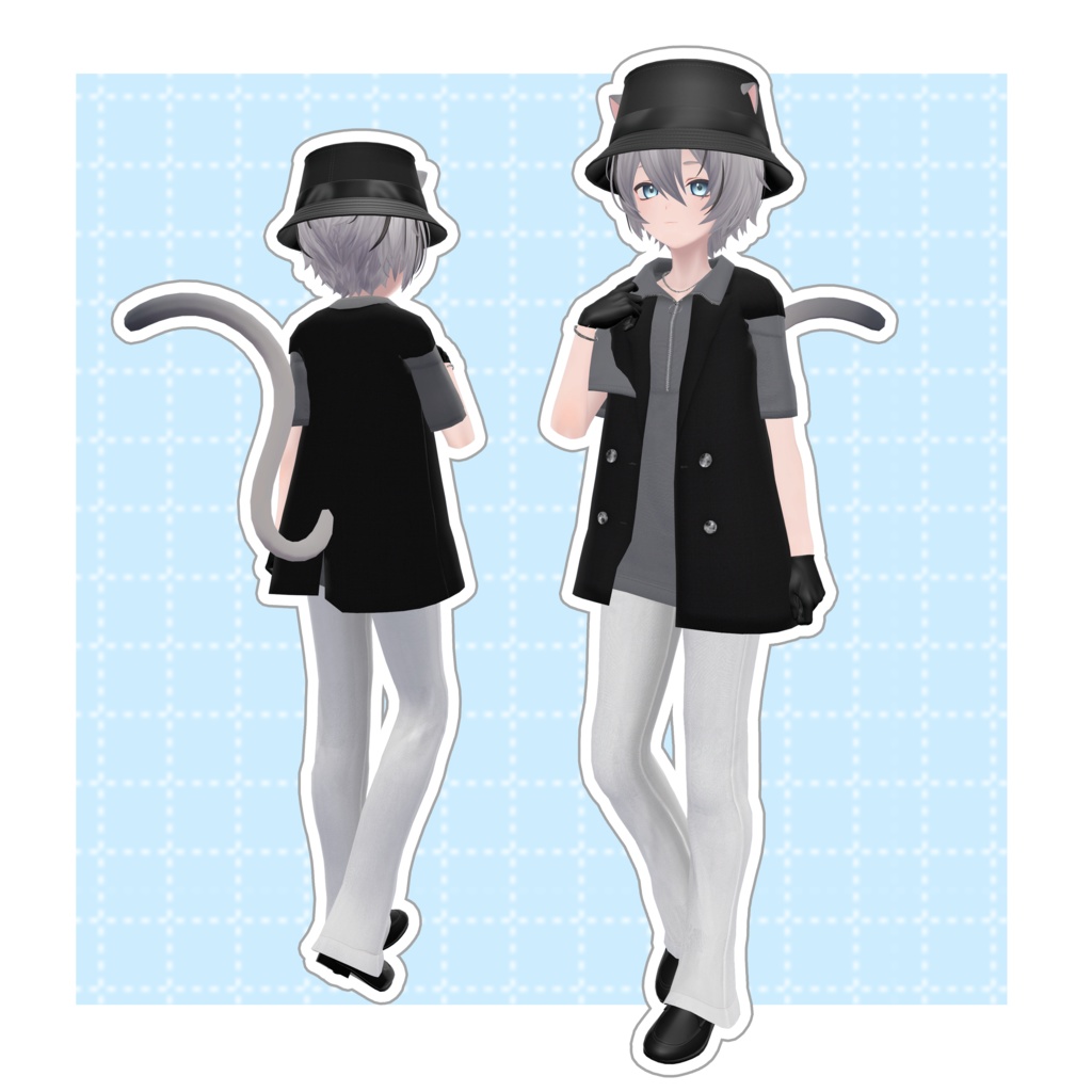 【くうた・Kuuta】ハーフジップサマーコーデ/ Half zip Summer outfits