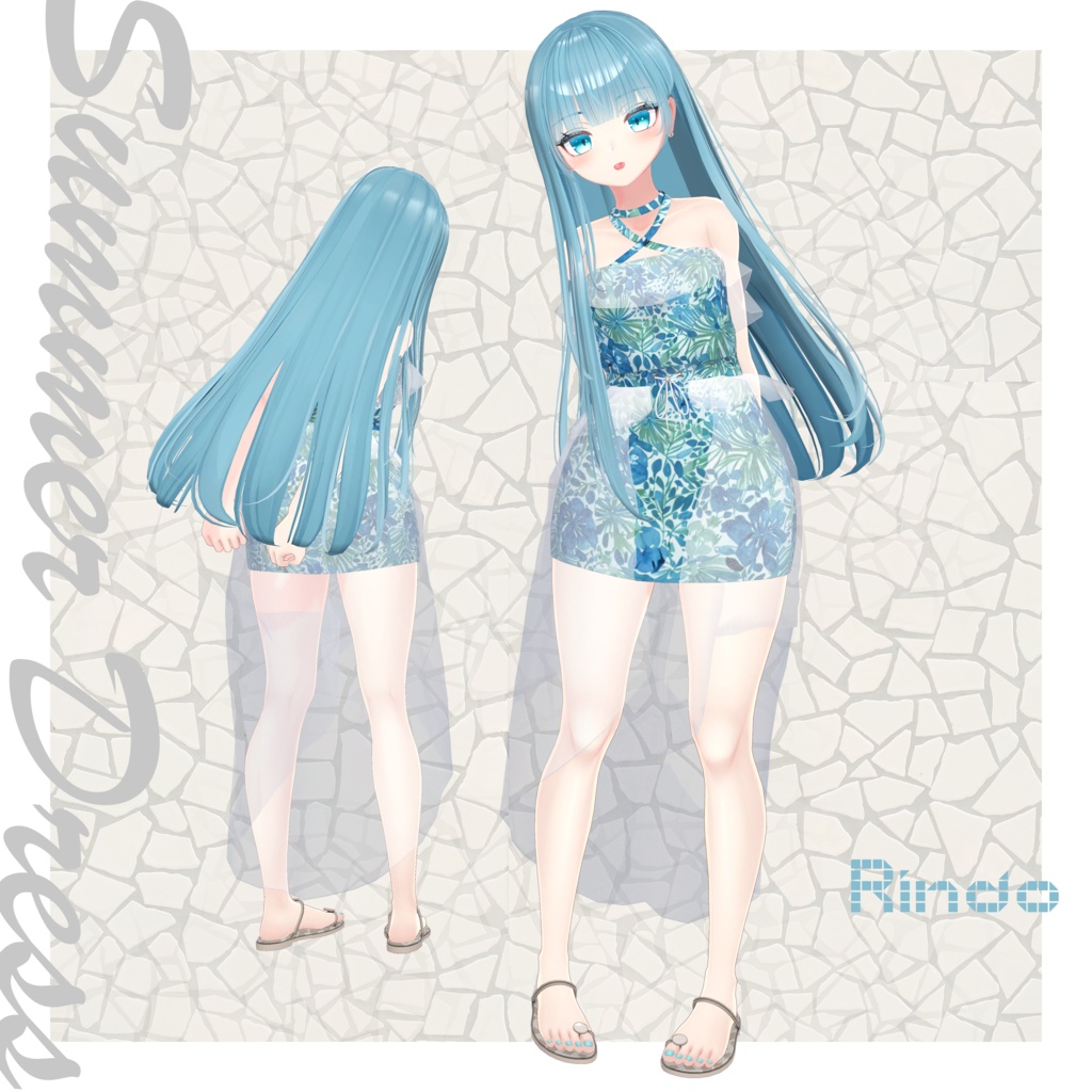 【ユギミヨ・舞夜・竜胆】サマードレス / Summer Dress