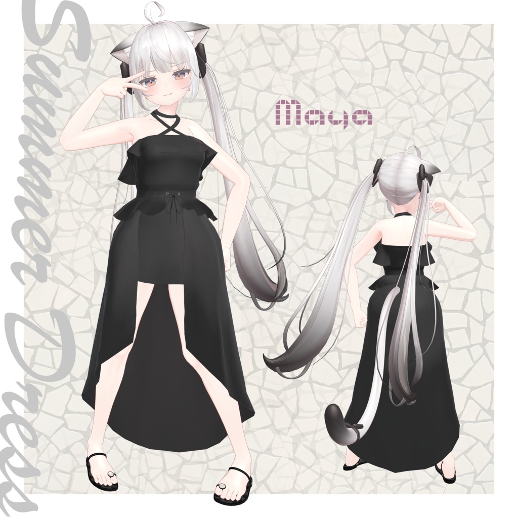 【ユギミヨ・舞夜・竜胆】サマードレス / Summer Dress