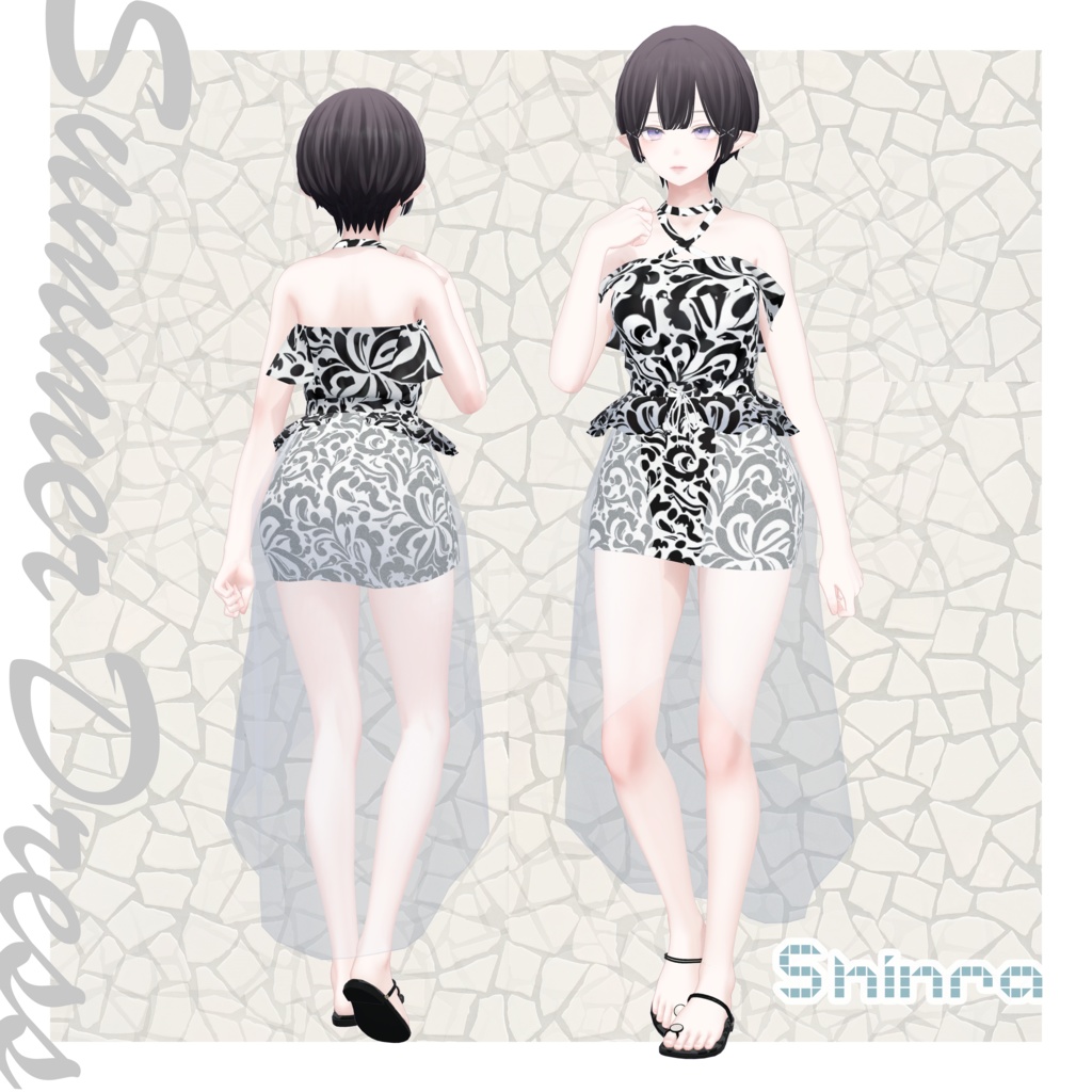 【セレスティア・森羅・桔梗・萌】サマードレス / Summer Dress