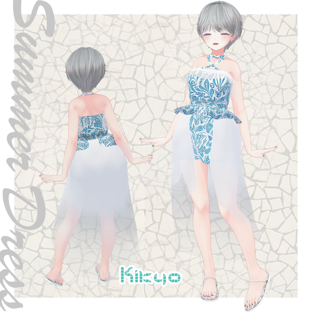 【セレスティア・森羅・桔梗・萌】サマードレス / Summer Dress