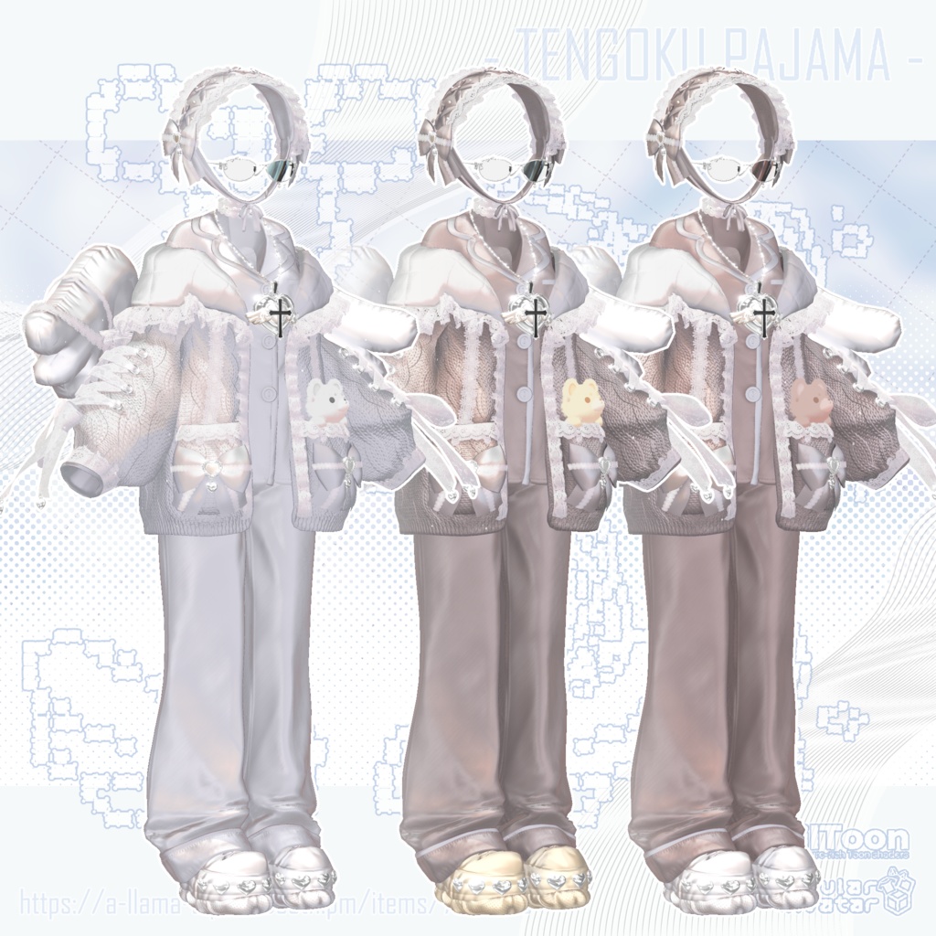 💙SALE中💙 ⁺.°ʚ 天国ぱじゃま ɞ°. ⁺ 【14アバター対応】