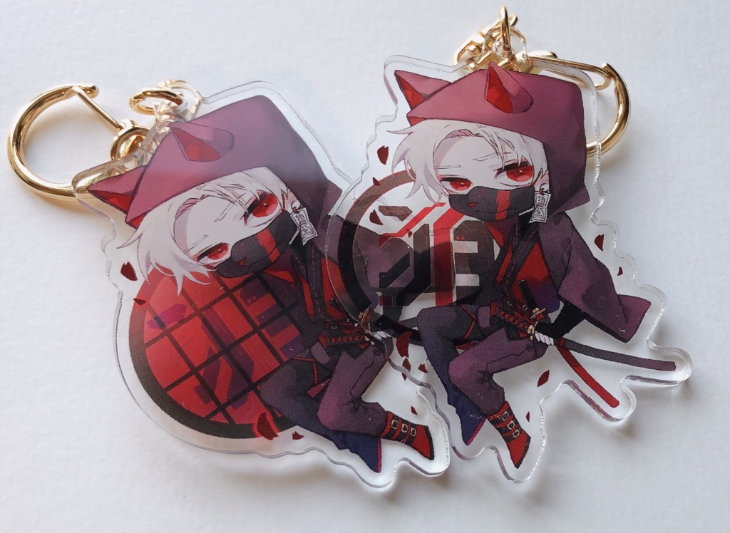 アクリル/ウッドキーホルダー