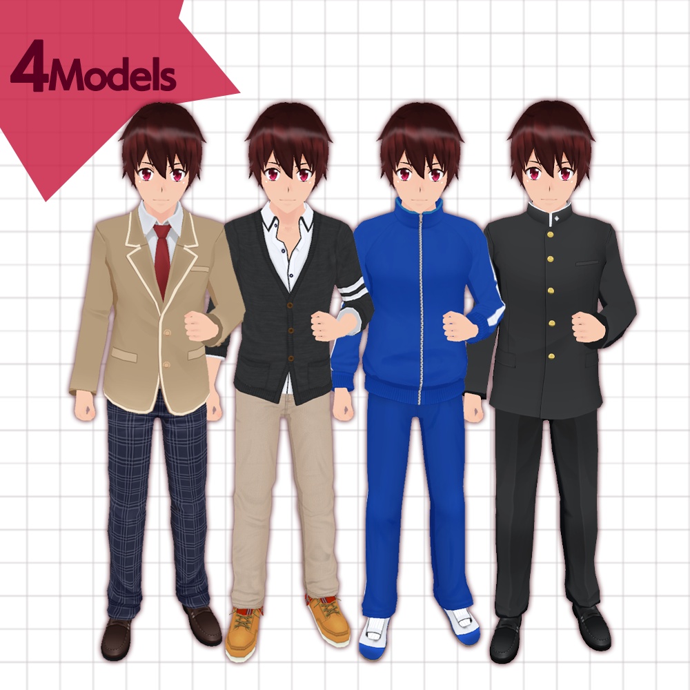 Taichi Hayami VRM Pack