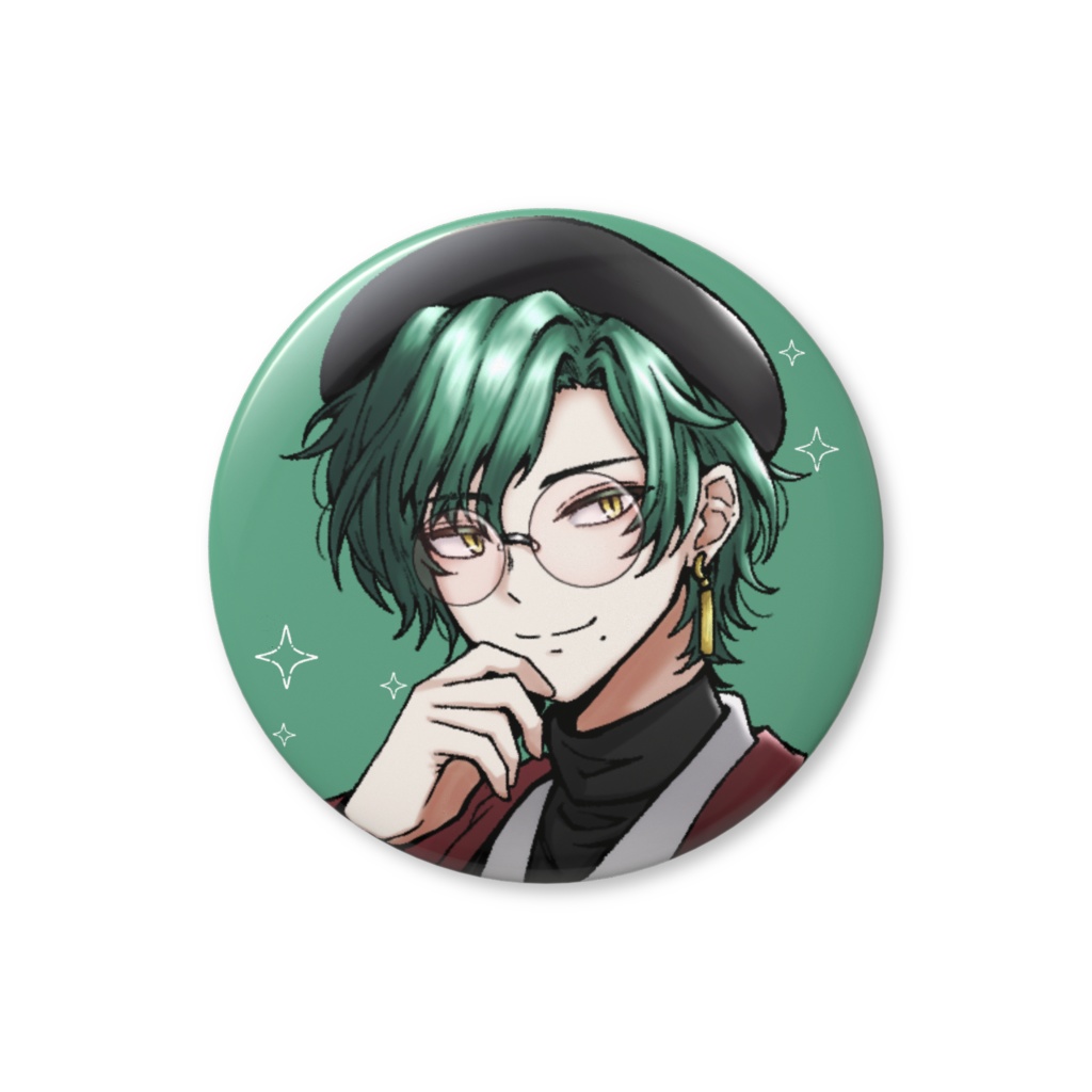 さとうへびデフォルト衣装-等身缶バッジ