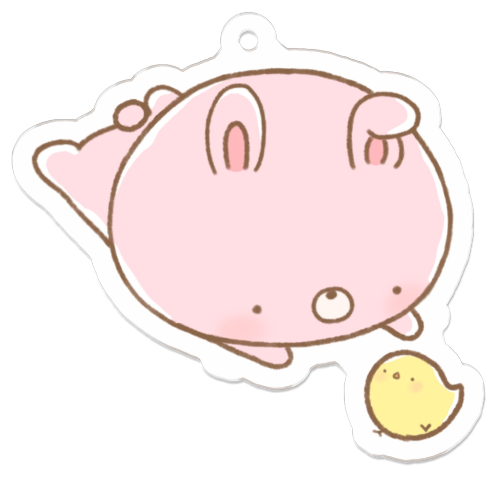 うさっちのアクリルキーホルダー