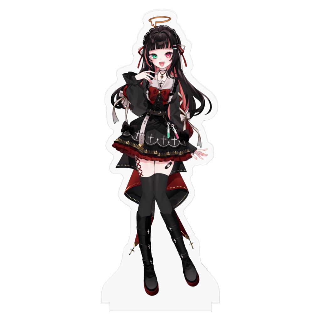 通常衣装でぱち(ロングヘア)