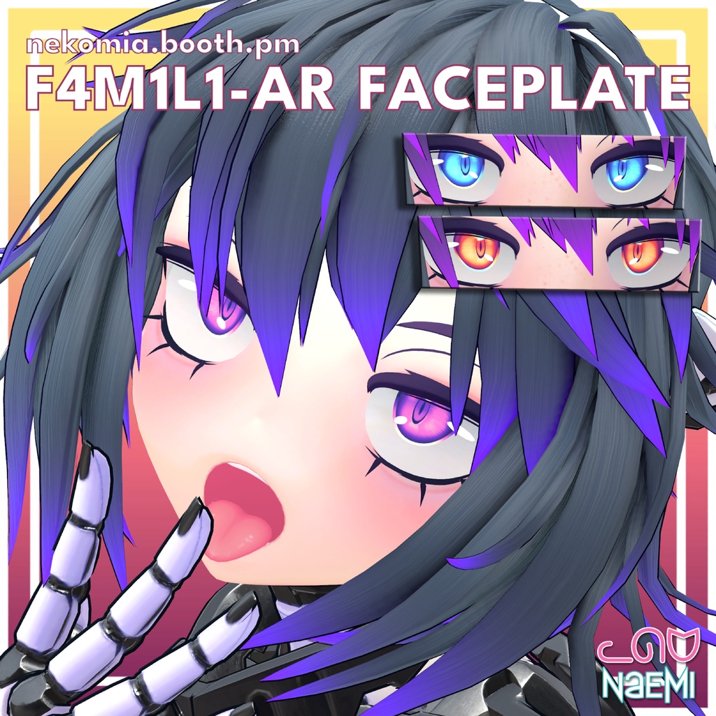 [ルナRuna] F4M1L1-AR Faceplate Texture